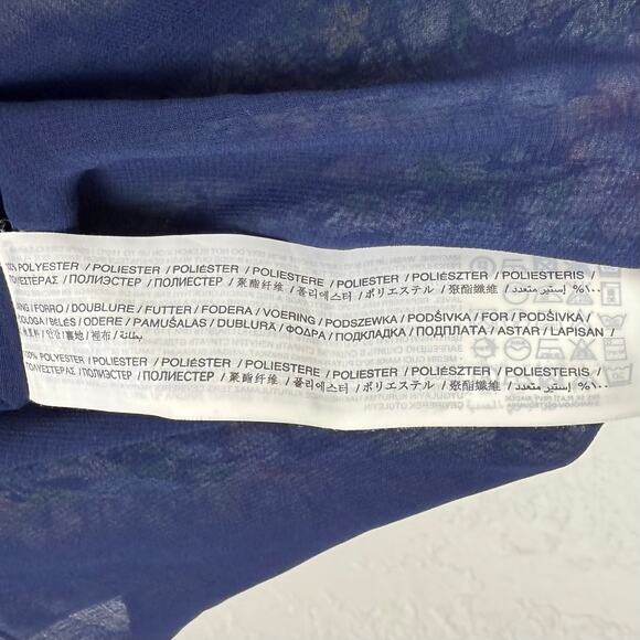 MNG Mango Floral Tiered Ruffle Mini Skirt Size 10 - Picture 5 of 5